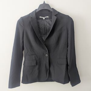 Veronica Beard Black Dickie Blazer Jacket Size 4
